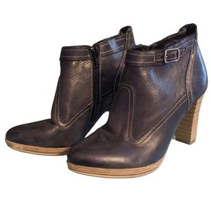 Bata Leather Ankle Boots